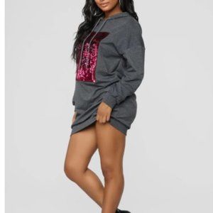 Fashion Nova hoodie dress